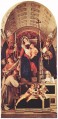 La Virgen y el Niño con Santos Domingo Gregorio y el Renacimiento urbano Lorenzo Lotto